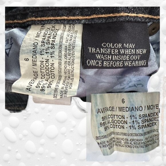 **Ladies AK Jeans Metropolitan Bootcut - Size 6, Waist 27 Regular - Ex Cond. - Picture 7 of 9